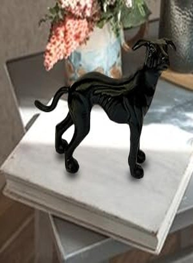 ITOS365 Metal Black Dog Statue and Figurine Animal Showpiece for Home Decoration Decorative Items - Image 4